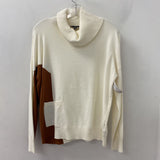 MELANIE LYNE WOMEN'S SWEATER cream tan M