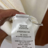 MELANIE LYNE WOMEN'S SWEATER cream tan M