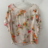 VELVET WOMEN'S BLOUSE/SHIRT pink orange green L