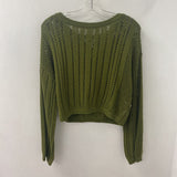 WOMEN'S SWEATER olive L