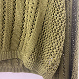 WOMEN'S SWEATER olive L