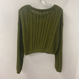 WOMEN'S SWEATER olive L