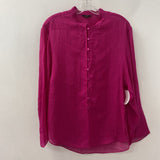 Massimo Dutti WOMEN'S BLOUSE/SHIRT magenta M