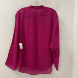 Massimo Dutti WOMEN'S BLOUSE/SHIRT magenta M