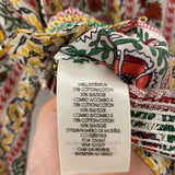 alice + olivia WOMEN'S BLOUSE/SHIRT white green pink XL
