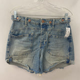 WE THE FREE WOMEN'S SHORTS blue beige S/27