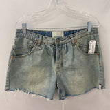 ONE TEASPOON WOMEN'S SHORTS blue acid S/28