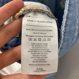 ONE TEASPOON WOMEN'S JEANS light blue XS/26