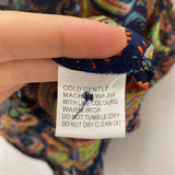 SUNNY GIRL WOMEN'S BLOUSE/SHIRT navy multi paisley XL