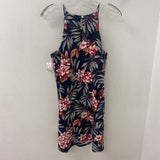 SIMPLY NOELLE WOMEN'S DRESS navy pink floral S/M