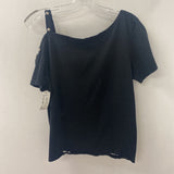 WOMEN'S T-SHIRT black white S/M