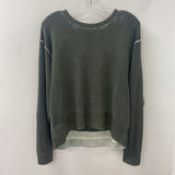 WOMEN'S SWEATER olive green M
