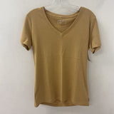 EDDIE BAUER WOMEN'S T-SHIRT camel L