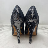 BADGLEY MISCHKA WOMEN'S FOOTWEAR black silver 10