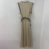 ZARA WOMEN'S DRESS beige black M