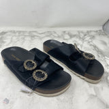 NINE WEST WOMEN'S SANDALS black 6