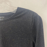 TALBOTS WOMEN'S TOP black gold M