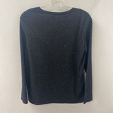 TALBOTS WOMEN'S TOP black gold M