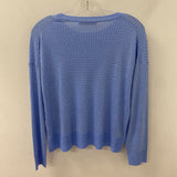 ZARA WOMEN'S TOP blue w/bling S