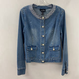 JOSEPH RIBKOFF WOMEN'S DENIM JACKET blue 8