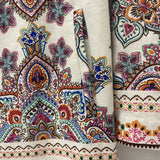 rachel zoe WOMEN'S BLAZER/JACKET white multi colour paisley & floral XS