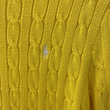 POLO ralph lauren WOMEN'S SWEATER yellow L
