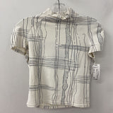 SINEQUANONE WOMEN'S TOP white grey S