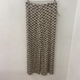 Via Masini 80 WOMEN'S PANTS tan navy cream S/42