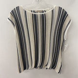FLORA FEDI WOMEN'S SWEATER black white beige S