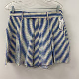 SMYTHE WOMEN'S SHORTS blue cream 4