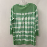 TALBOTS WOMEN'S SWEATER turquoise tiedye M