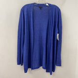 TALBOTS WOMEN'S CARDIGAN blue M