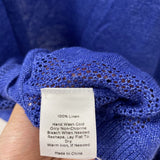 TALBOTS WOMEN'S CARDIGAN blue M