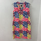 TALBOTS WOMEN'S DRESS neon floral 10