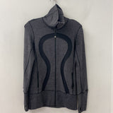 LULULEMON WOMEN'S ACTIVE TOP black grey 6