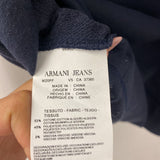 ARMANI JEANS WOMEN'S TOP navy lime S