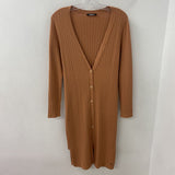 OLSEN WOMEN'S CARDIGAN tan XS/4