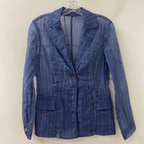CAVALLI WOMEN'S BLAZER/JACKET blue 10