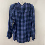 REBECCA TAYLOR WOMEN'S BLOUSE/SHIRT blue pink 8