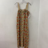 louise misha WOMEN'S DRESS beige red orange M/42