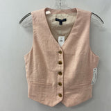 Banana Republic WOMEN'S BLAZER/JACKET pink herringbone 4