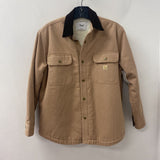 TNA WOMEN'S COAT beige brown S/1
