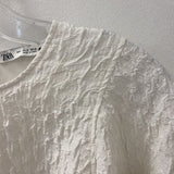 ZARA WOMEN'S BLOUSE/SHIRT white M