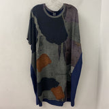 CREA CONCEPT WOMEN'S DRESS blue black multi S/40