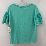 IMNYC isaac mizrahi WOMEN'S TOP turquoise L