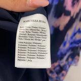 MARCHESA ROSA WOMEN'S DRESS navy pink 12