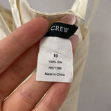 J CREW WOMEN'S BLOUSE/SHIRT cream 10