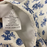 fashion nova WOMEN'S BLOUSE/SHIRT white blue S