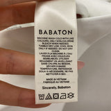 BABATON WOMEN'S TOP white M