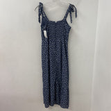 ABERCROMBIE & FITCH WOMEN'S DRESS slate grey - blue white S